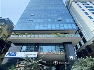 Bql cho thuê văn phòng tòa detech tower ii 107 nguyễn phong sắc cầu giấy dt 98  950m2 giá 255.600đ