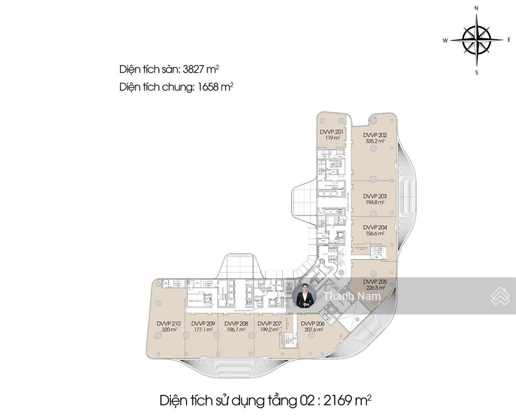 Cđt cho thuê văn phòng & tttm tòa han jardin n01t6, n01t7 ngoại giao đoàn dt 1450m2 giá 256.800đ