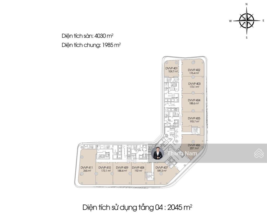 Cđt cho thuê văn phòng & tttm tòa han jardin n01t6, n01t7 ngoại giao đoàn dt 1450m2 giá 256.800đ