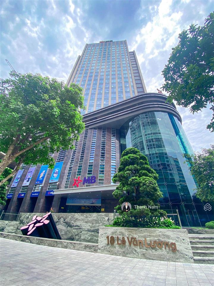Tập đoàn mb cho thuê văn phòng tòa mb grand tower 18 lê văn lương dt 310m2 giá 265.000đ/m2/th