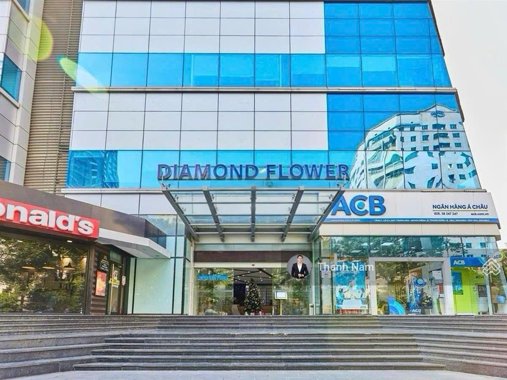 Cđt cho thuê văn phòng tòa diamond flower hoàng đạo thúy (48 lê văn lương) dt 310m2 giá 269.000đ/m2