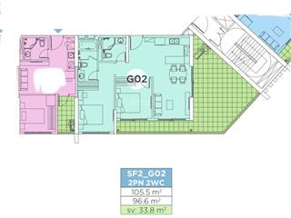 2pn sky forest có vườn riêng 33m ban công hướng mát giá rẻ so với mặt bằng chung