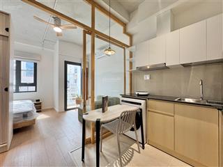 Căn hộ 1pn 30m2 mới 100%, có ban công, thang máy, nội thất cao cấp ngay cầu ông lãnh
