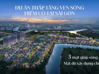 Biệt thự tứ lập 252m2 gladia 3 mặt sông, thể hiện đẳng cấp chủ nhân, vị trí vàng đường võ chí công