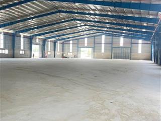 Cho thuê kho xây mới 100% đầy đủ pccc kho 3500m2, sân bãi 2000m2