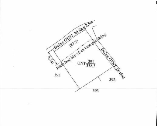 Bán lô đất 338.3m2 full thổ cư 2 mặt tiền rộng hơn 20m tại châu thành, long an chỉ 2.6 tỷ