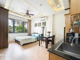 Studio full nội thất cao cấp ngay phố ẩm thực phan xích long, cửa sổ, thang máy
