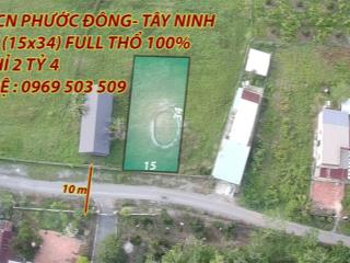 Bán gấp đất kcn phước đông 523,8m² full thổ, đường rộng, giá đầu tư