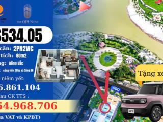 Sở hữu nhà rước luôn xe vf3! 2pn2wc the opus one view triệu đô chỉ 5,997 tỷ không phát sinh