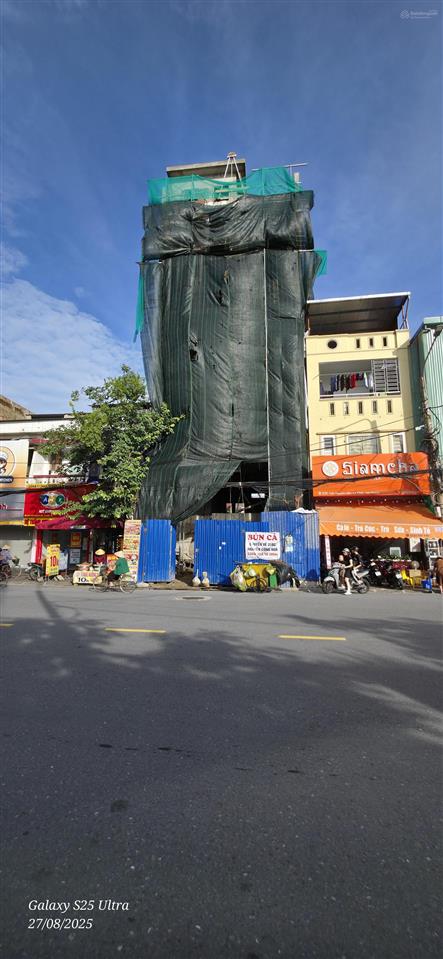 Bán nhà mặt đường cát bi đối diện cấp 3 lê quý đôn, ngang 4.85m, dt 89m2, nhà 4 tầng đang cho thuê