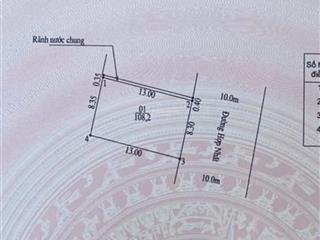 Bán đất tại đường 6, đông phương yên, chương mỹ, hà nội, 36 triệu / m2, 108.2 m2 full đất ở