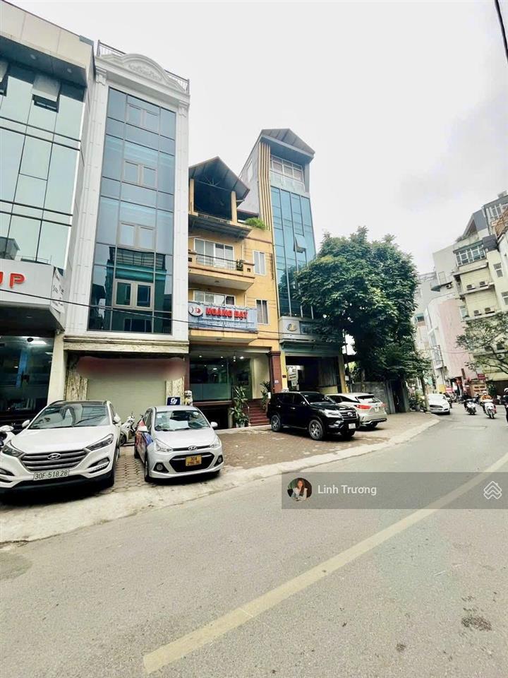 Mp hoàng ngân toà vp 6 tầng thang máy vỉa hè vừa ở vừa kinh doanh 2 mặt thoáng trước sau