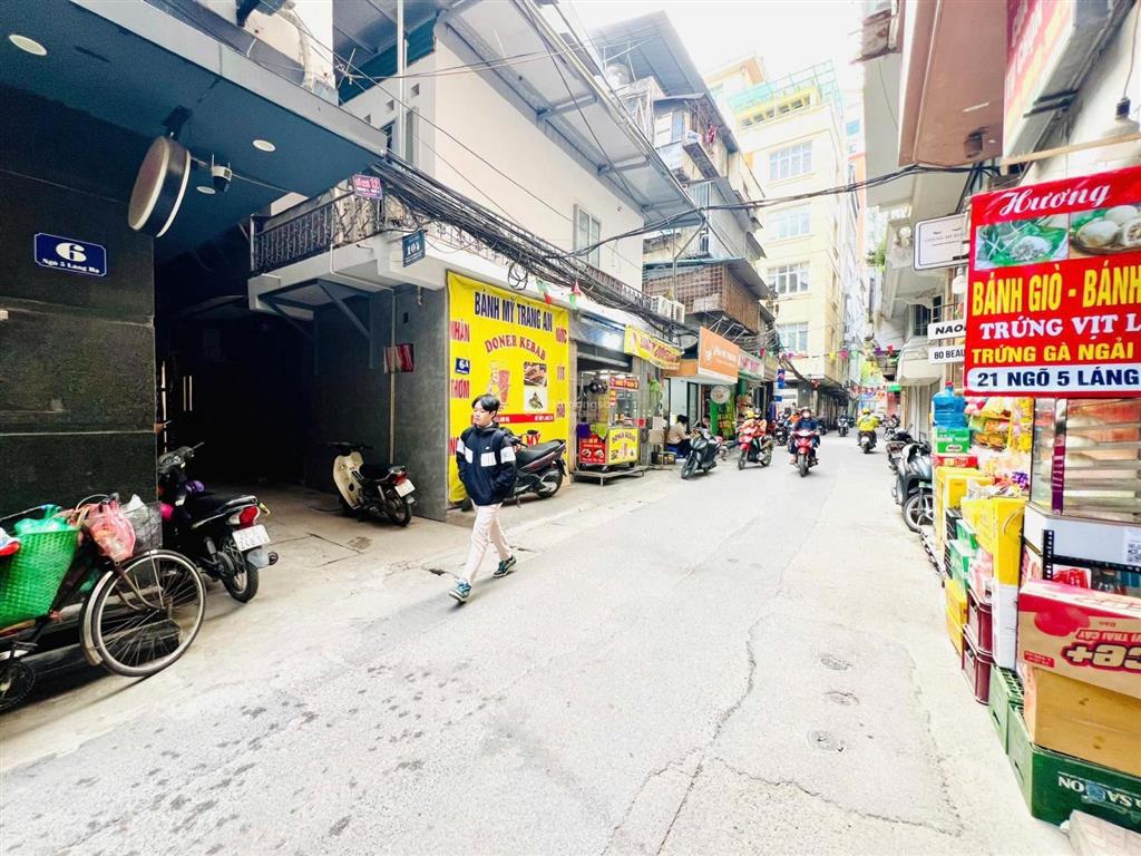 Tập thể láng hạ, t1, 75m2 (30m2 sổ), mặt tiền 5m, 2 ngủ, 2 mặt ngõ ô tô, 5.x tỷ.