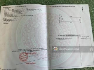 Bán đất full thổ cư. diện tích 5x22 tại phường tân hòa, tp phú mỹ, brvt