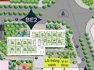 Bán nhanh căn shop ngay cửa ra vào tòa nhà 68m2  7,7 tỷ, tòa đối diện tòa văn phòng 35 tầng