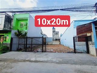  bán đất đường thạnh lộc 15, phường an phú đông, quận 12  dt 10m x 20m. thổ cư 200m2