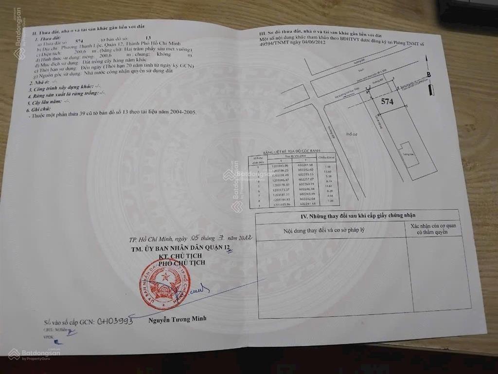 Bán xưởng diện tích sd 740m2 (đường thạnh lộc 41 ngay cầu năm bậu  điện 3 pha đầy đủ tiện ích