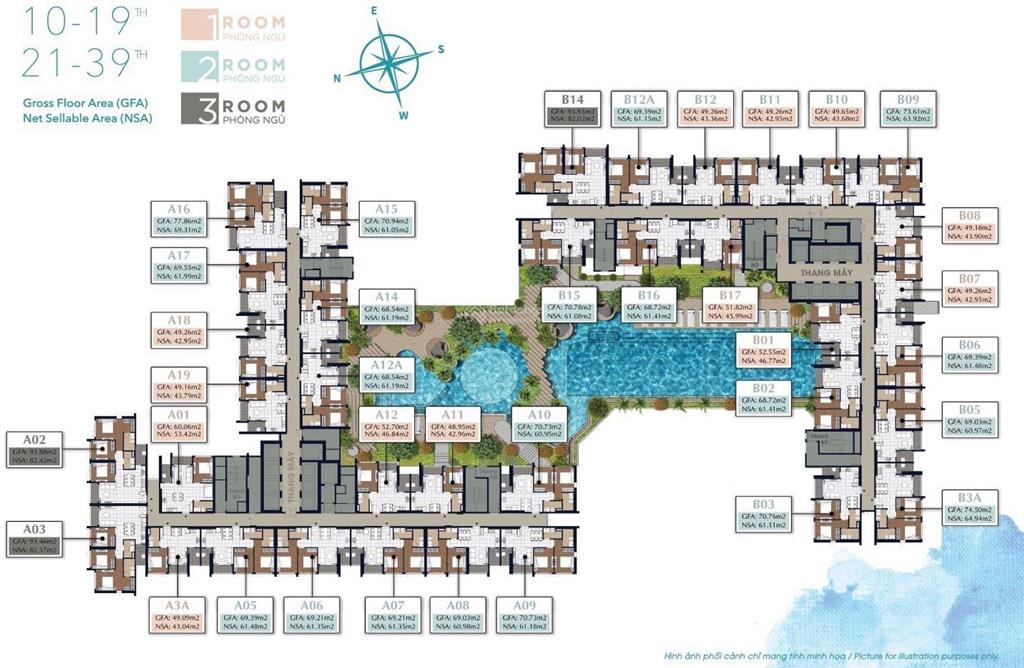 Em vân có suất nội bộ tại hoc, căn 1pn dt 50m2, giá 1 tỷ 9.  ngay 0799 587 ***