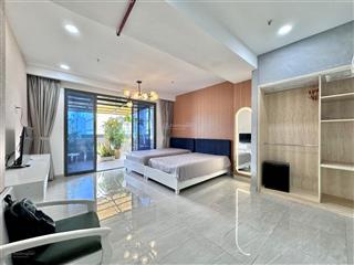 Khai trương ch 1pn balcon sân vườn full nt mới 100% 65m2 trường sa  cầu công lý  nkkn  quận 3