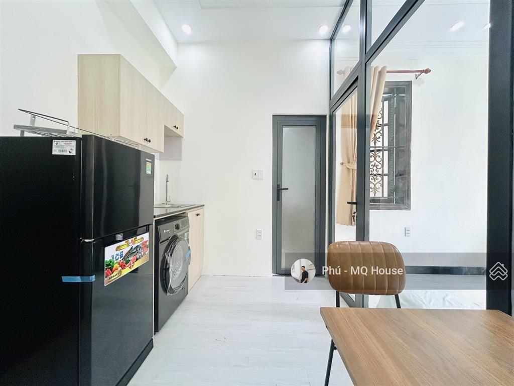 Cho thuê ch 1pn tách bếp  balcon  full nt  mới 100%  gần phan xích long  bv hoàn mỹ  coopmart