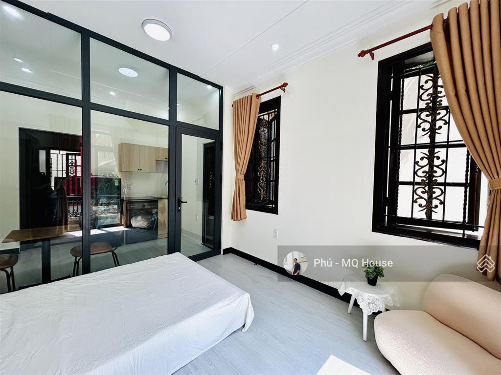 Cho thuê ch 1pn tách bếp  balcon  full nt  mới 100%  gần phan xích long  bv hoàn mỹ  coopmart