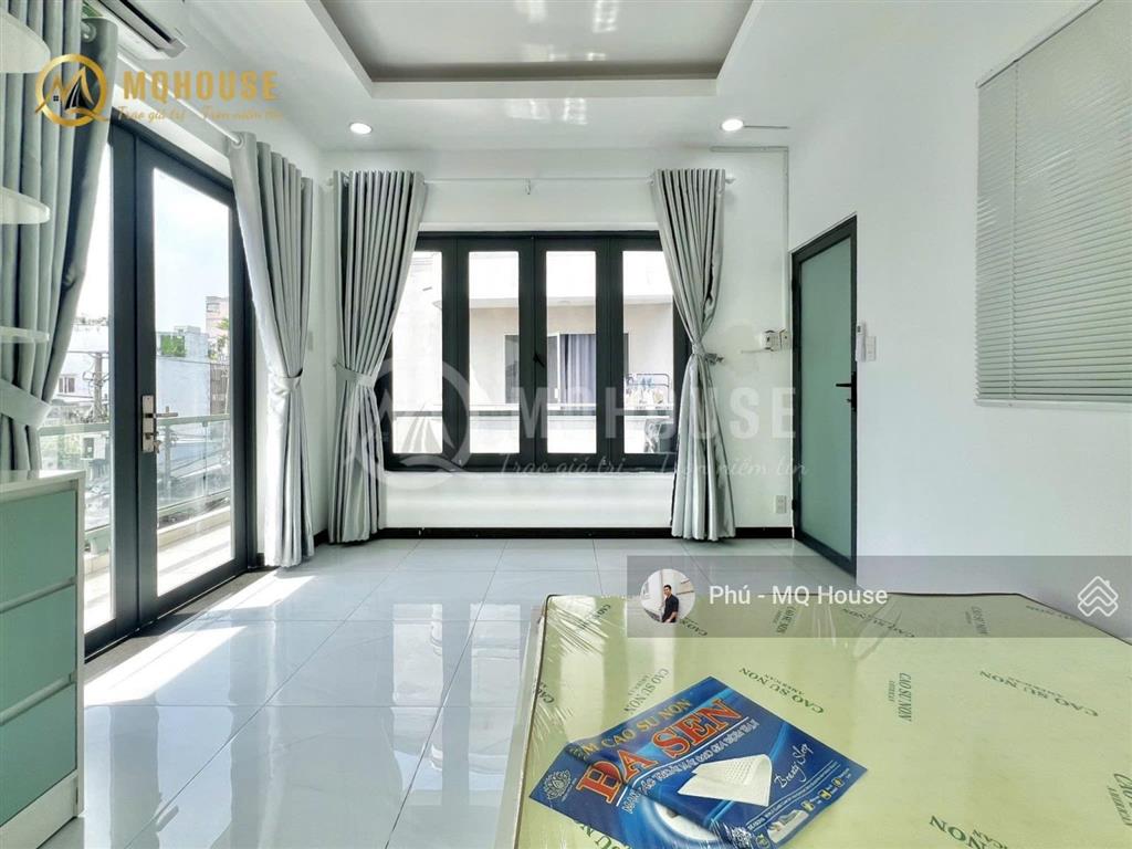 Cho thuê ch 1pn balcon full nt | máy giặt riêng | nguyễn văn đậu | phú nhuận | chợ cây quéo | 50m2