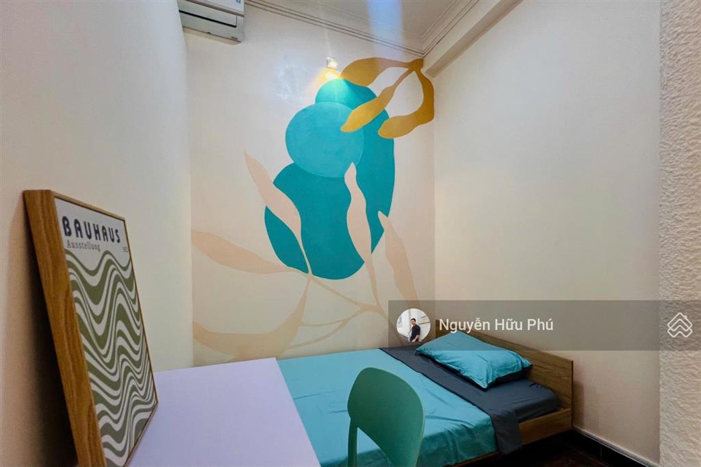 Cho thuê ch 2pn, 1wc balcon full nt 60m2 ngay thích quảng đức, gần phan đăng lưu, phan xích long