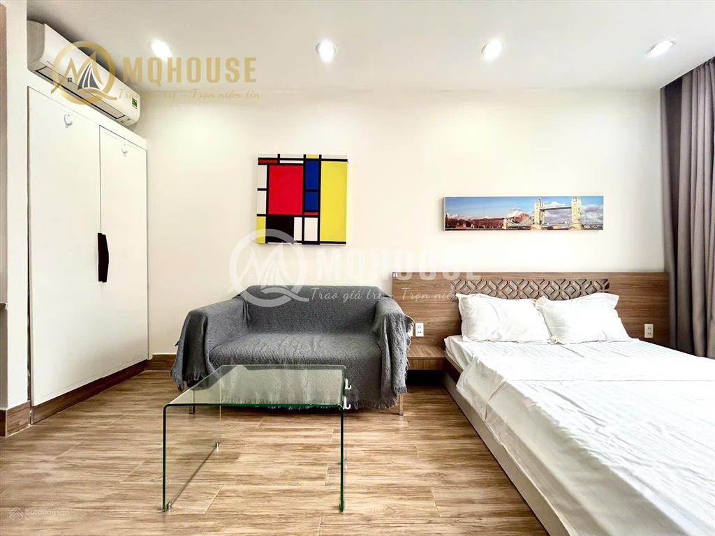 Cho thuê ch 1pn full nt có bv, tm, hầm xe thoáng ngay lê văn sỹ, quận 3, gần nhà thờ ba chuông