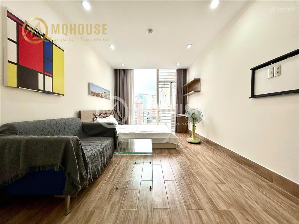 Cho thuê ch 1pn full nt có bv, tm, hầm xe thoáng ngay lê văn sỹ, quận 3, gần nhà thờ ba chuông
