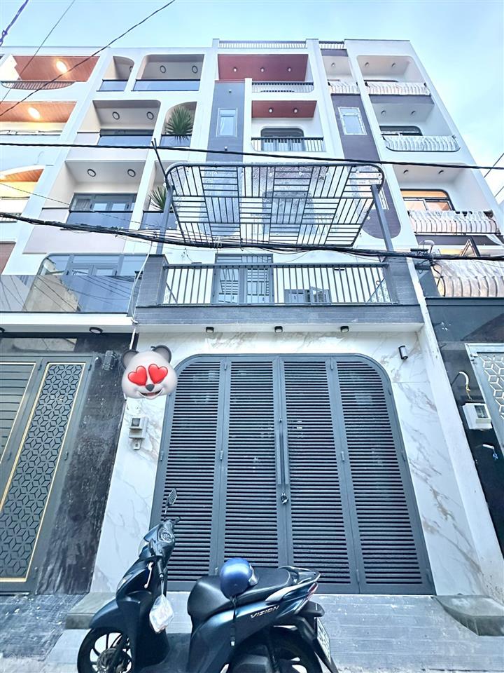 5 tầng, hẻm 413 lê văn quới, 65m2, đường nhựa 7m thông, 5 phòng ngủ ở và kinh doanh