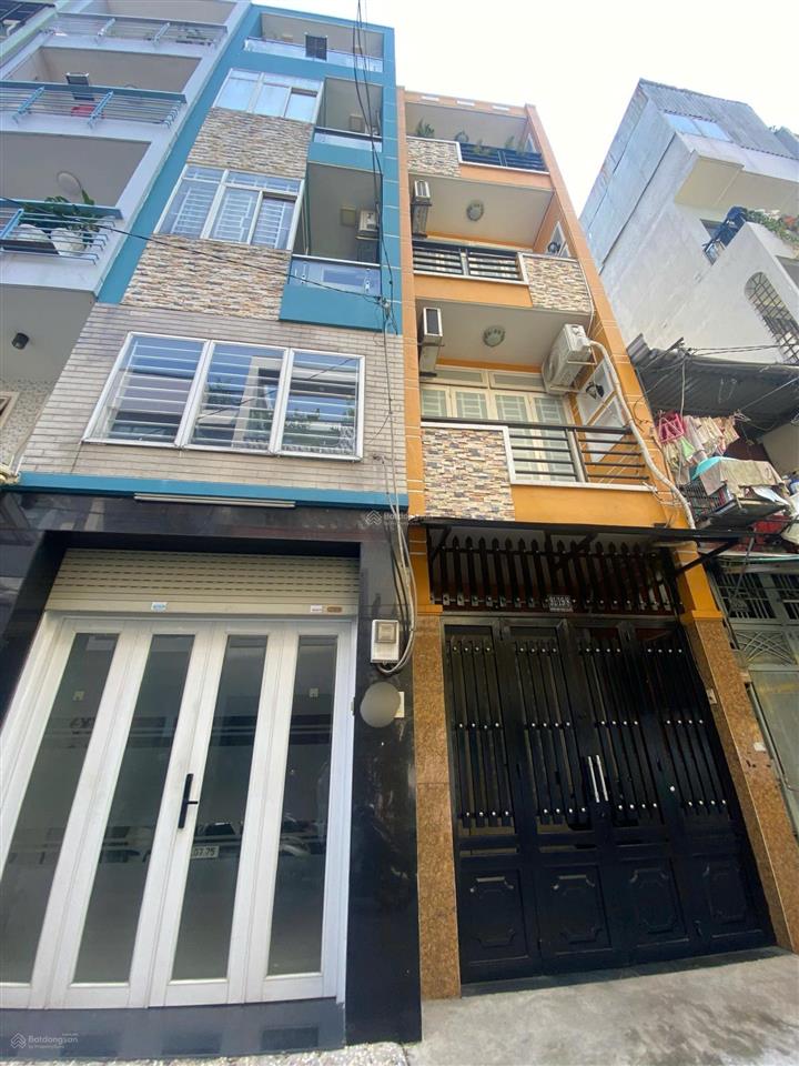 Nhà 2 mặt hẻm lê văn sỹ, dt 4,6x15m 4 tầng btct vào ở liền giá 9,9 tỷ