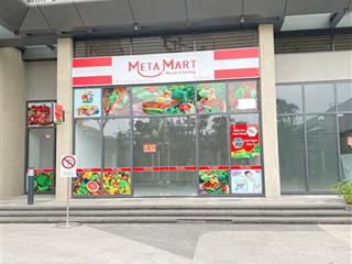 Chính chủ cho thuê shop chân đế tòa masteri 6x triệu/tháng, 80m²