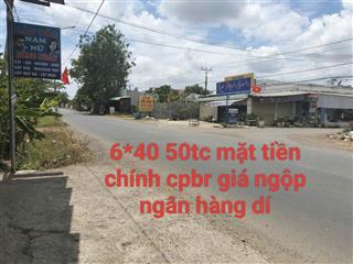 Cần bán gấp lô đất 6x40m mặt tiền chính châu pha, bà rịa giá 2ty800