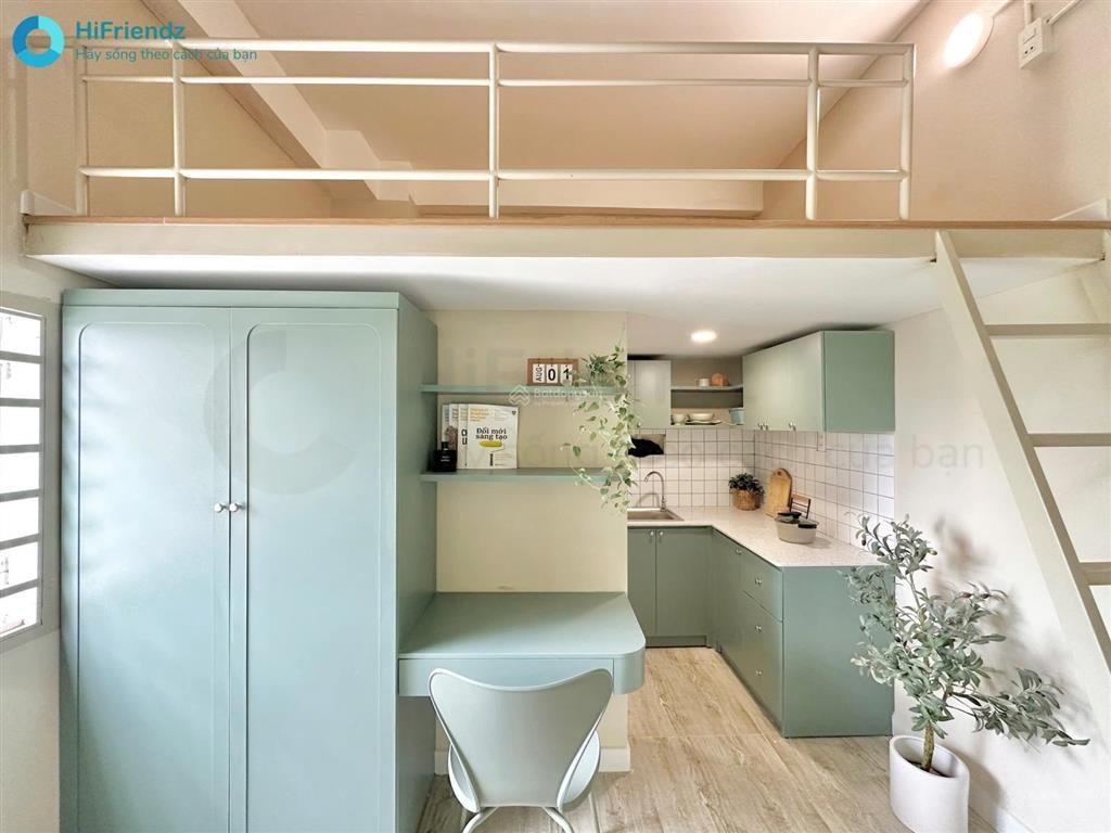 Cho thuê phòng có gác, mới  tone màu ấm, full nội thất gần khu chế xuất, cầu phú mỹ quận 7