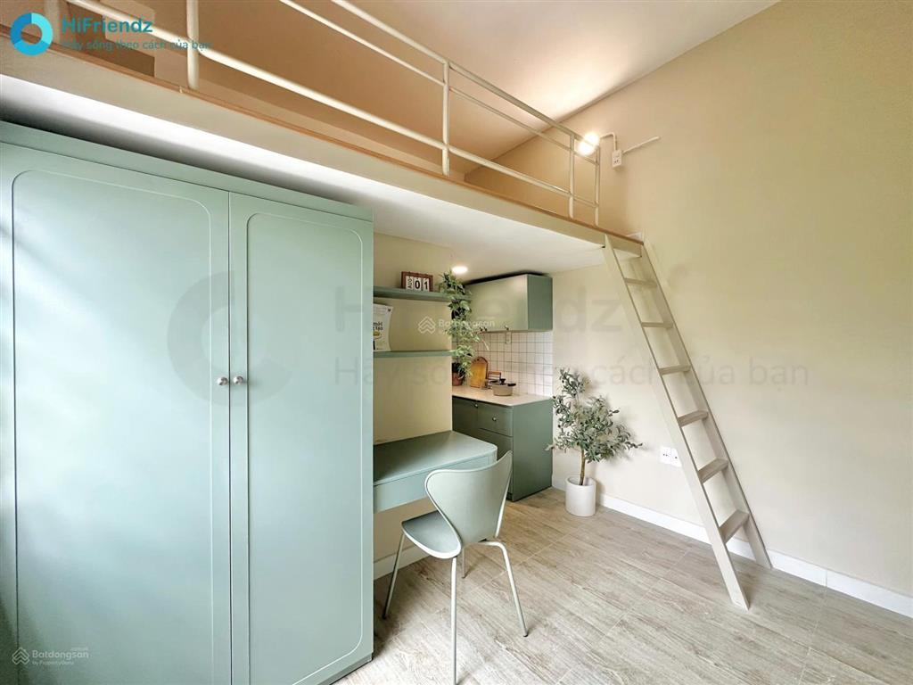 Cho thuê phòng có gác, mới  tone màu ấm, full nội thất gần khu chế xuất, cầu phú mỹ quận 7