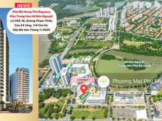 Căn hộ hạng sang phú mỹ hưng the regency ở trung tâm hồ bán nguyệt gần cresent mall và cầu ánh sao