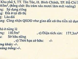Chính chủ bán gấp 5 căn nhà ngay ubnd huyện bình chánh thu nhập 25tr/tháng