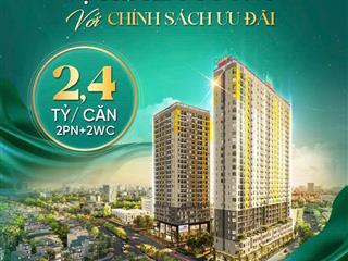 Chỉ với 579 triệu sở hữu căn hộ bcons 2pn thiết kế kính bo góc panorama, ngay làng đh. ck đến 6%