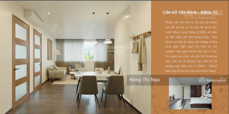 Cho thuê căn hộ, phòng ks tại khách sạn mê linh plaza. sđt  0988 069 ***