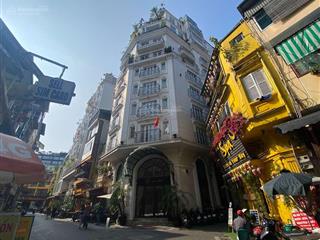 Tuyệt chủng! còn đúng 1 căn khách sạn lõi phố cổ chợ đồng xuân, dt 220m, mt 7.5m, dthu 6.6 tỷ/ năm