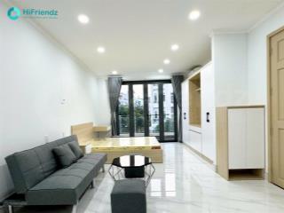 Cho thuê căn hộ ban công full nội thất gần đảo kim cương  sala thủ thiêm  cầu bason  mai chí thọ