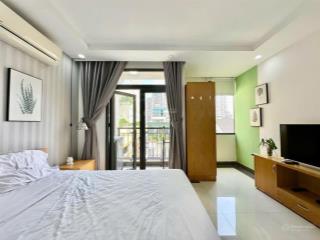 Cho thuê căn hộ 1pn ban công full nội thất ngay nguyễn văn hưởng gần cầu sài gòn  ít phí  đậu ôtô