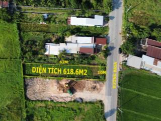 Bán đất sát cạnh cao tốc mộc bài, mặt tiền đường ba sa, trung lập hạ, củ chi, 6 tỷ, 618.6m2