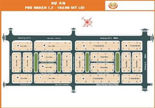 Bán đất dự án phú nhuận 1,2 trung tâm thành phố thủ đức giá rẻ dt 7 x18,5 giá 135tr/m2