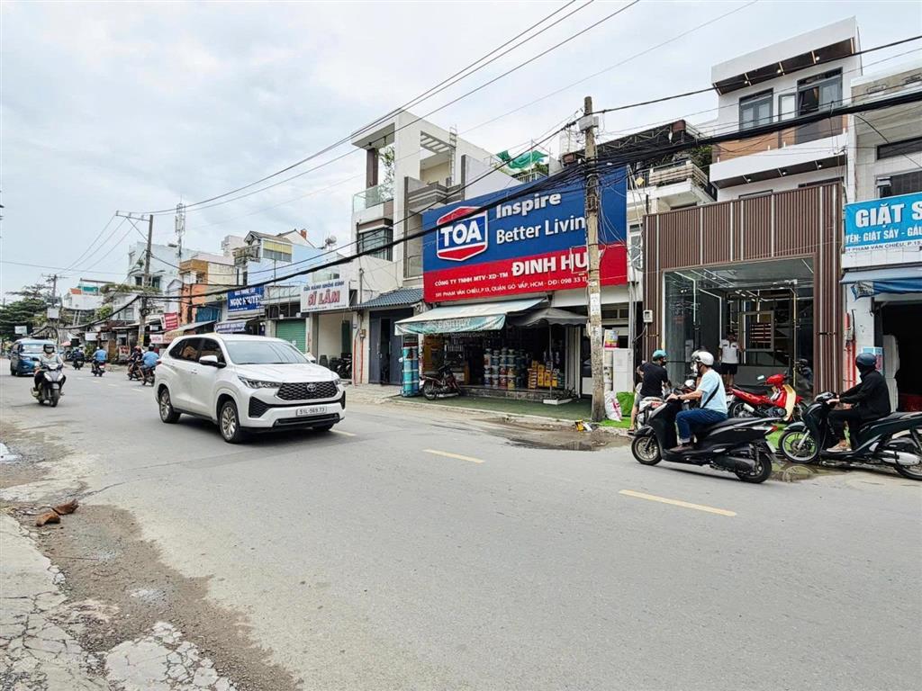 Bán nhà mt đường phạm văn chiêu dt 3,7 x 20 4pn, 4wc