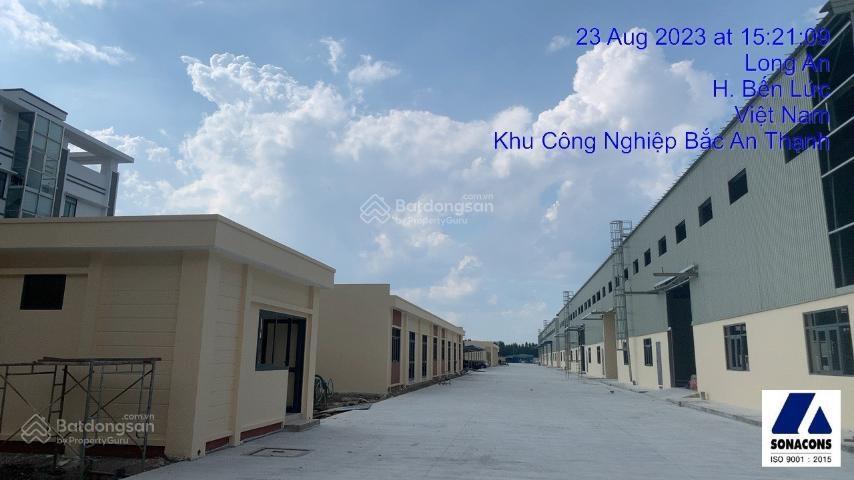 Cho thuê kho xưởng kcn bến lức, long an tổng dt 15.552m2, 80.000vnd/m2/tháng.  0909 913 ***