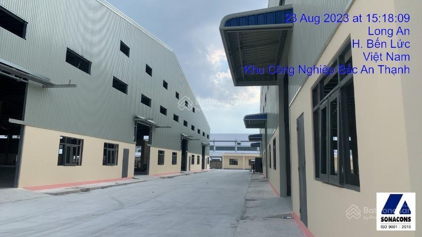 Cho thuê kho xưởng kcn bến lức, long an tổng dt 15.552m2, 80.000vnd/m2/tháng.  0909 913 ***