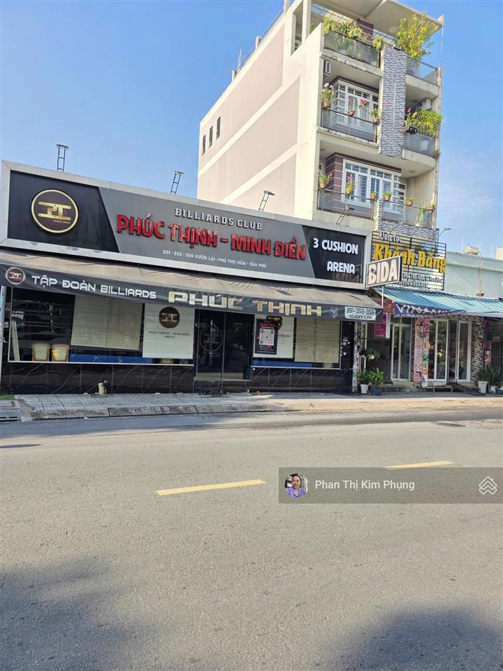 Siêu vị trí mt đường vườn lài  dt 11x17m  nhà cấp 4  giá 31 tỷ