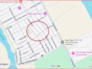 Bán đất biển bãi tắm tân trà, đường kim đồng, 225m2, 40 tr/m2 q. ngũ hành sơn, đà nẵng