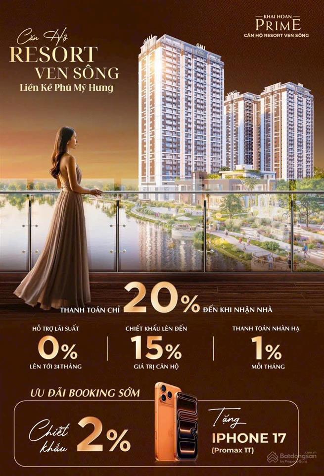 Khải hoàn prime thanh toán chỉ 640 triệu đến nhận nhà, cam kết thuê lại 14 triệu/tháng, lãi suất 0%